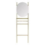 Miroir échelle inclinable Noka 45,7 x 170 cm doré