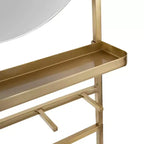 Miroir échelle inclinable Noka 45,7 x 170 cm doré