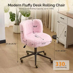 Fauteuil pivotant en velours doux Piétement bronze antique avec roulettes