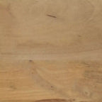 Table d'appoint avec design nervuré carré - Table de chevet, meuble d'appoint pouvant servir de table d'appoint - Table compacte au look moderne - 20, Bois naturel
