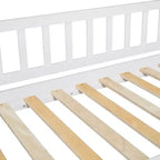 Lit superposé cabane double sur double avec toboggan et escalier pour enfants et adolescents, cadre de lit superposé en bois avec garde-corps et rangement