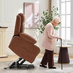 Fauteuil inclinable électrique surdimensionné pour salon, siège en cuir PU noir, massage vibrant, chauffage lombaire, double porte-gobelets, poches latérales, aide à la mobilité