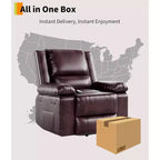 Fauteuil inclinable électrique releveur, siège de cinéma maison avec soutien lombaire, canapé inclinable en cuir PU avec dossier et jambes réglables, fauteuil inclinable électrique pour personnes âgées