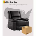 Fauteuil inclinable électrique releveur, siège de cinéma maison avec soutien lombaire, canapé inclinable en cuir PU avec dossier et jambes réglables, fauteuil inclinable électrique pour personnes âgées