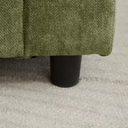 Canapé nuage moderne en chenille de 240,8 cm avec assise profonde pour salon, chambre, bureau