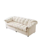 Canapé nuage moderne en chenille de 240,8 cm avec assise profonde pour salon, chambre, bureau