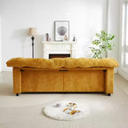 Canapé nuage moderne en chenille de 240,8 cm avec assise profonde pour salon, chambre, bureau