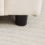 Canapé nuage moderne en chenille de 240,8 cm avec assise profonde pour salon, chambre, bureau