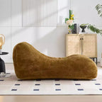 Fauteuil poire confortable, canapé de sol paresseux avec éponge de haute qualité, chaise longue douillette pour le salon