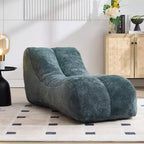 Fauteuil poire confortable, canapé de sol paresseux avec éponge de haute qualité, chaise longue douillette pour le salon