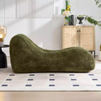 Fauteuil poire confortable, canapé de sol paresseux avec éponge de haute qualité, chaise longue douillette pour le salon