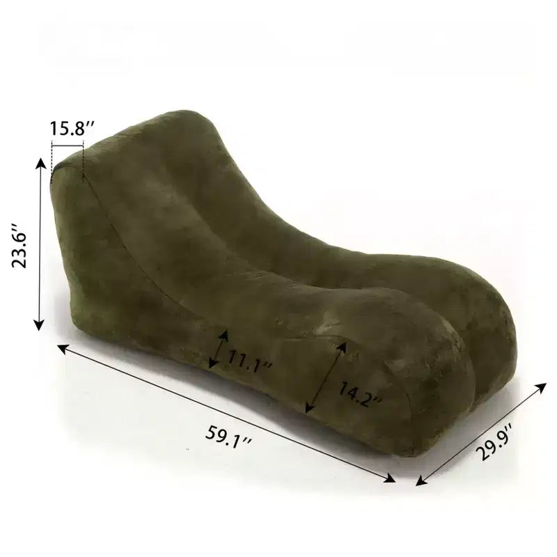 Comfy Bean Bag Chair, Lazy Floor Chair Sofa with High-Quality Sponge, Cozy Lounge Chair for Living Room