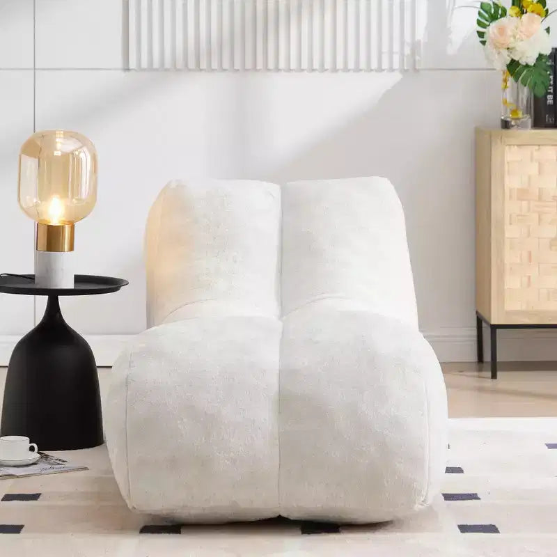 Comfy Bean Bag Chair, Lazy Floor Chair Sofa with High-Quality Sponge, Cozy Lounge Chair for Living Room
