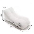 Fauteuil poire confortable, canapé de sol paresseux avec éponge de haute qualité, chaise longue douillette pour le salon