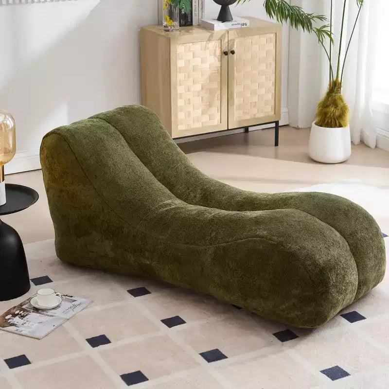 Comfy Bean Bag Chair, Lazy Floor Chair Sofa with High-Quality Sponge, Cozy Lounge Chair for Living Room
