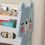Organisateur de rangement de jouets pour enfants, étagère à 2 niveaux, 12 bacs de rangement, salle de jeux, chambre d'enfants, salle de classe