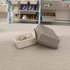 Organisateur de rangement de jouets pour enfants, étagère à 2 niveaux, 12 bacs de rangement, salle de jeux, chambre d'enfants, salle de classe