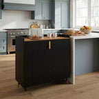 Meuble à liqueur moderne avec casier à vin et buffet, portes en verre cannelé et tiroirs de rangement pour cuisine, salle à manger