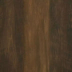 Table basse cocktail carrée en bois d'ingénierie – Noir mat avec placage façon grain de bois
