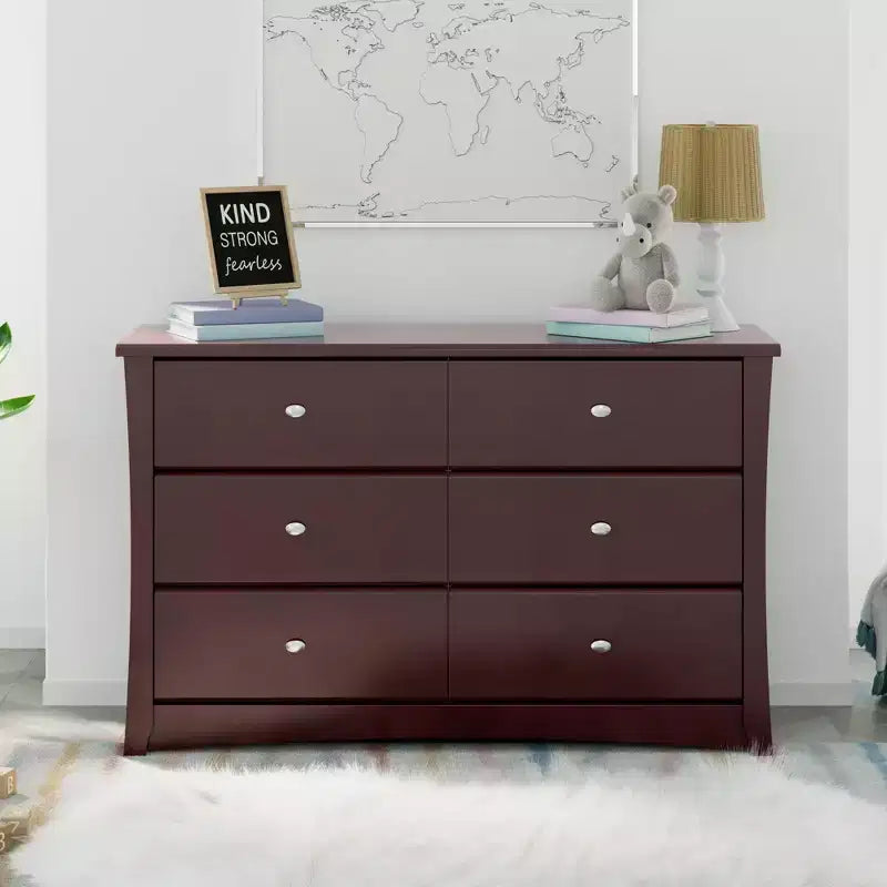 6-Drawer Double Dresser - Kids Bedroom Storage