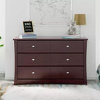Commode double 6 tiroirs - Rangement chambre enfant