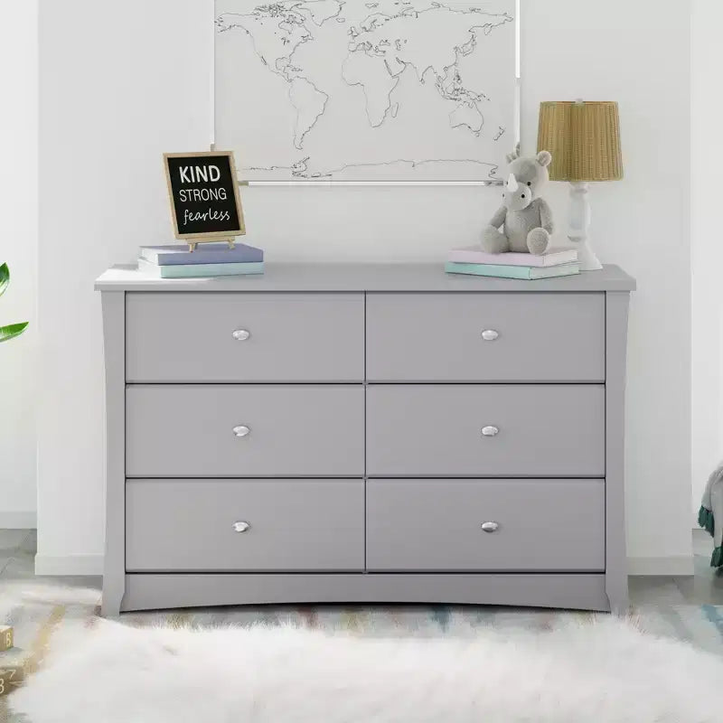 6-Drawer Double Dresser - Kids Bedroom Storage