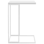 Table d'appoint Bois d'ingénierie, Fer Moyenne Roulable