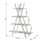 Étagère de 150 cm en forme de A Oxford